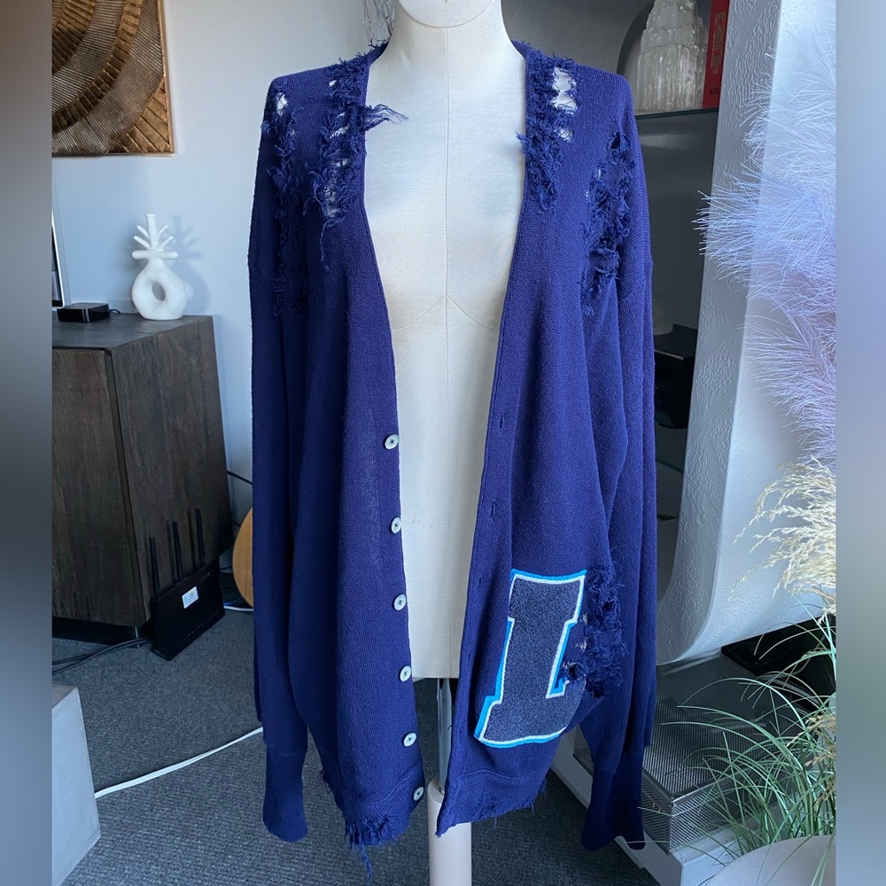 Furst Of A Kind College Letterman Sweater Jacket dolls kill free people wildfox